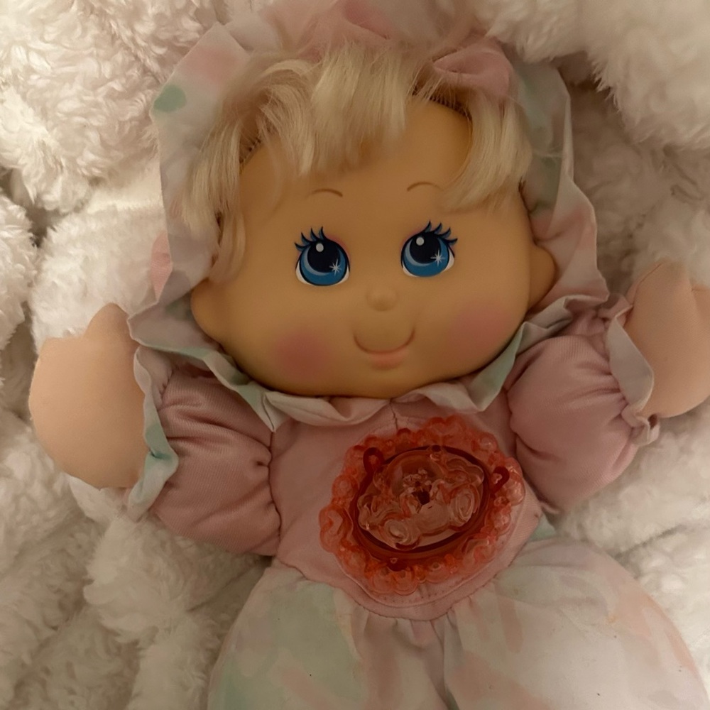 1993 Blonde TWINKLE TOT ✨Vintage Playskool Pink Plush Nostalgia Toy